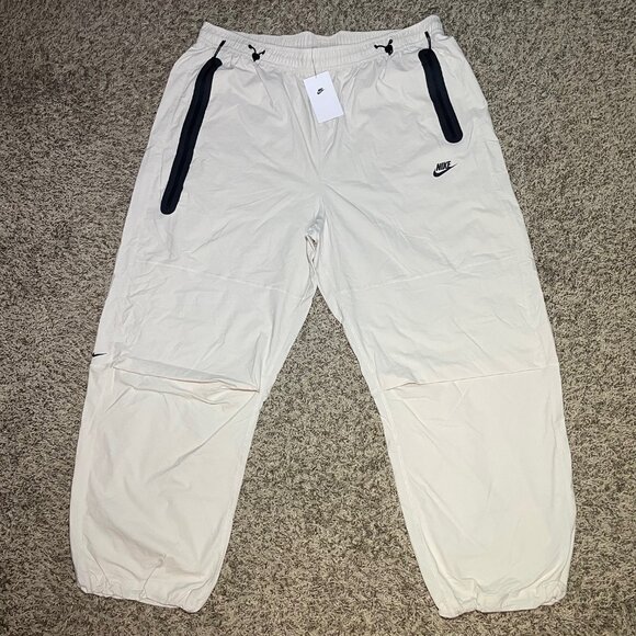 Nike Tech Woven Oversized Pants Mens Size 2XL Light Orewood HM7158-104 NEW - Picture 2 of 14